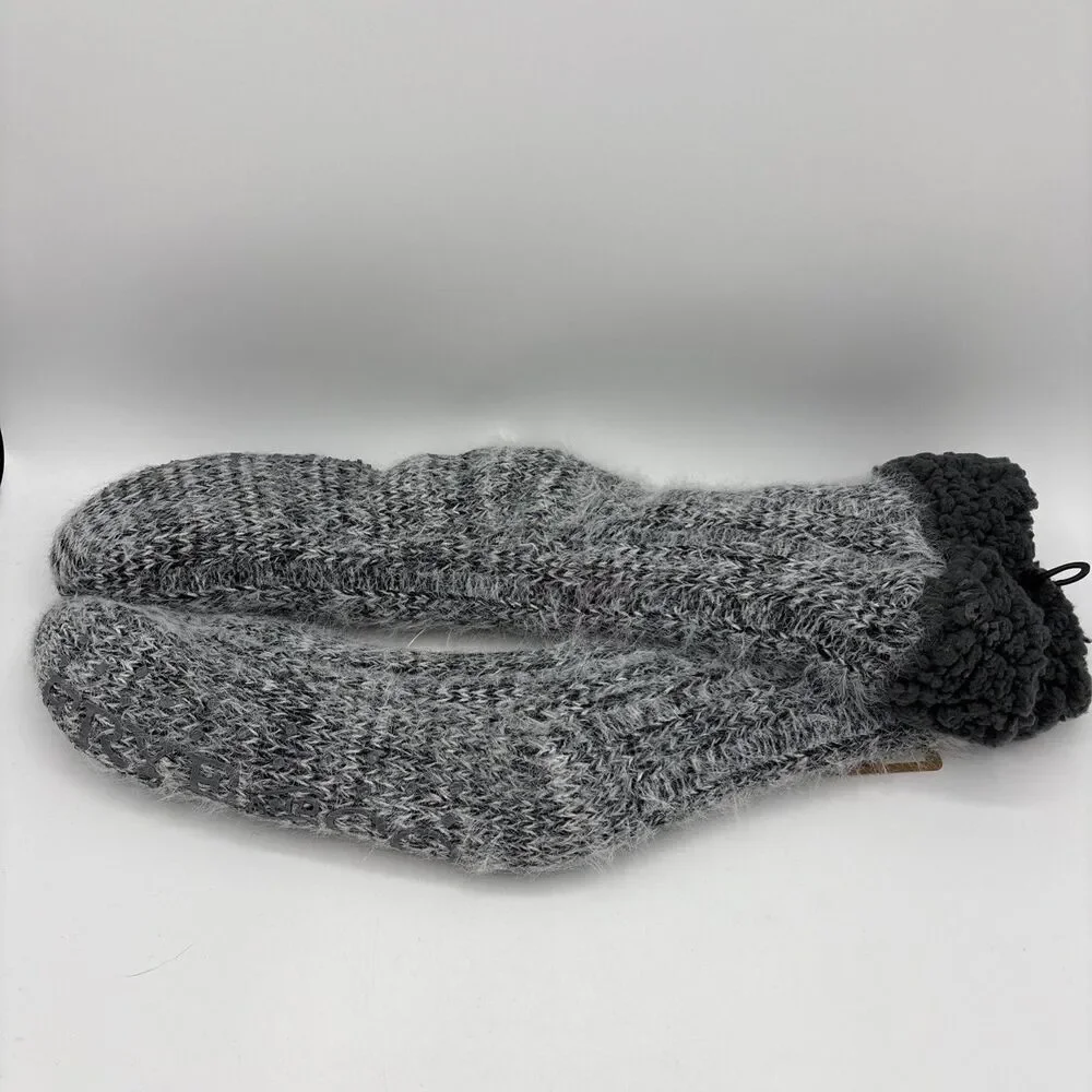 Frye and Co Home Socks Womens Size 5 - 10 Ash Gray Soft Cozy Lounge